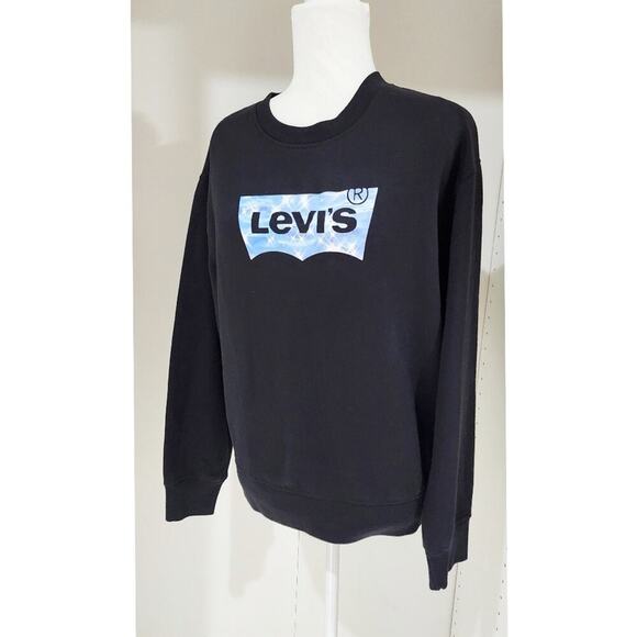 Nwtg Levis Women's Sweatshirt With Floral Logo Size S - Picture 2 of 6
